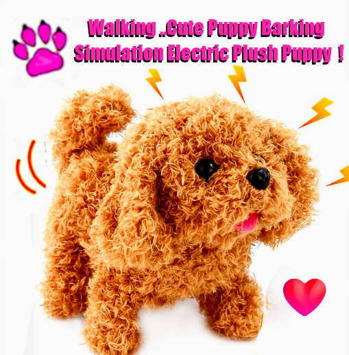 Simulation Electronic Plush Dog Puppy Toy for Kids 55% OFF !!