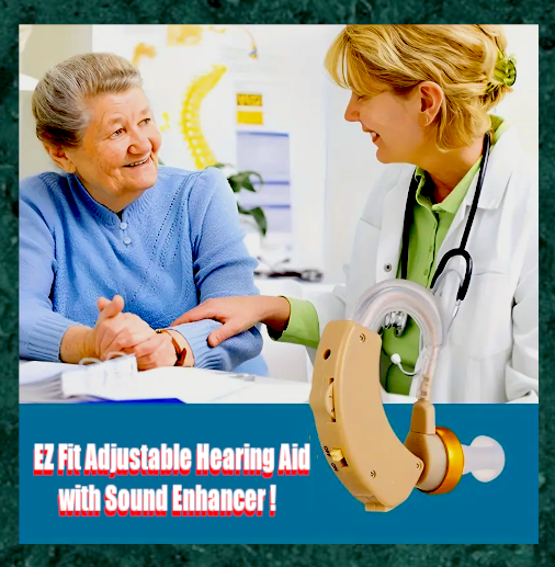 EZ Fit Adjustable Hearing Aid with Sound Enhancer [Free Shipping !]
