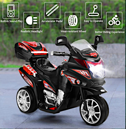 Kids Electric 3-Wheel Ride On Dynamic Designed Motorcycle [FREE SHIPPING !]