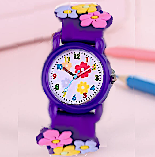 Kids Dynamic Vivid Color Watch With Sweeping Second Hand ! [Free Shipping !]