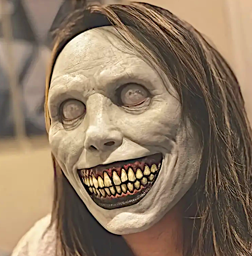 Men's Halloween White Eyed Demon Mask [Free Shipping !]
