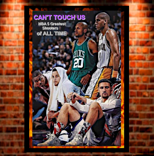 The  Pro Basketball Fabulous Five Poster [Free Shipping !]