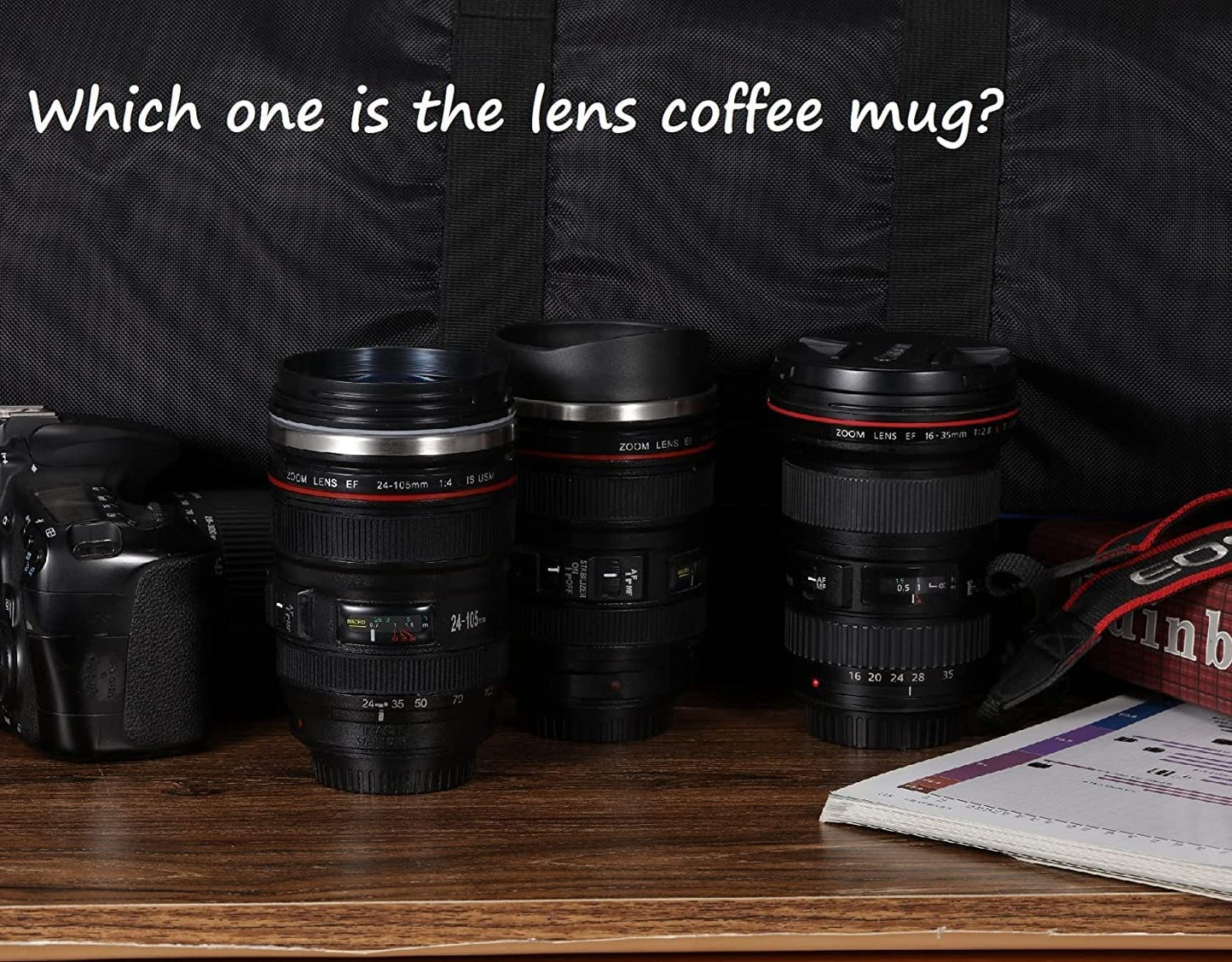 12 oz Cool Insulated Thermos Replica Camera Lens Coffee Mug : $11.97 !