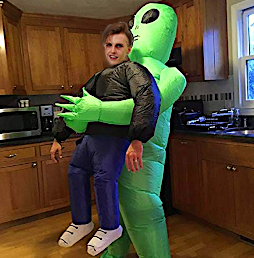 Inflatable Alien Abduction Costume : 50% OFF