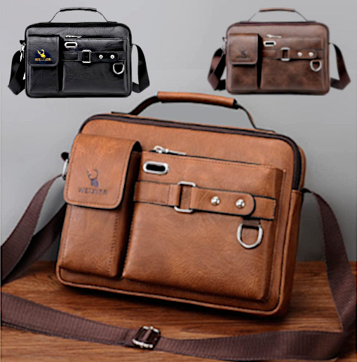 WEIXIER Men's Handbags Leather Crossbody New Design Shoulder Bags : 30%OFF