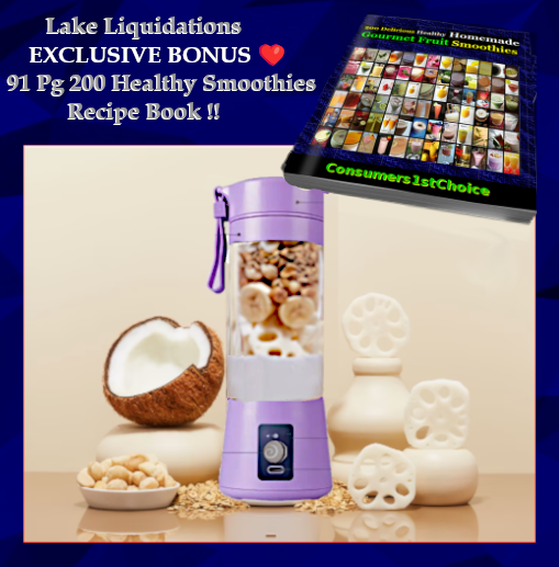 Best smoothie blenders for Travel plus our Exclusive Bonus 200 Healthy Smoothie recipes book : 50% OFF