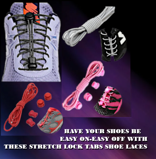 Push button no-ties Lock Lace Shoelaces : 48% OFF