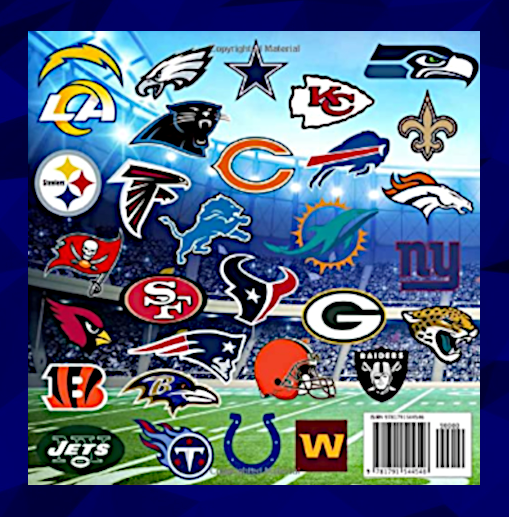 Waterproof NFL Vinyl Stickers of all teams for   Water Bottles ..Car..Laptop..Luggage and..Motorcycle..Snowboard..Phone and More,