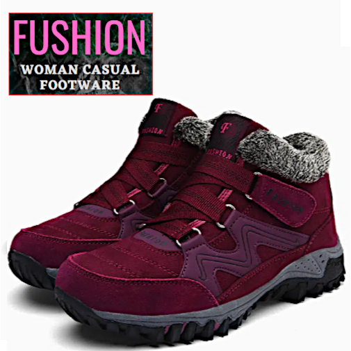 Women's Toasty Warm Fur Lined Winter Ankle Boots Under $39