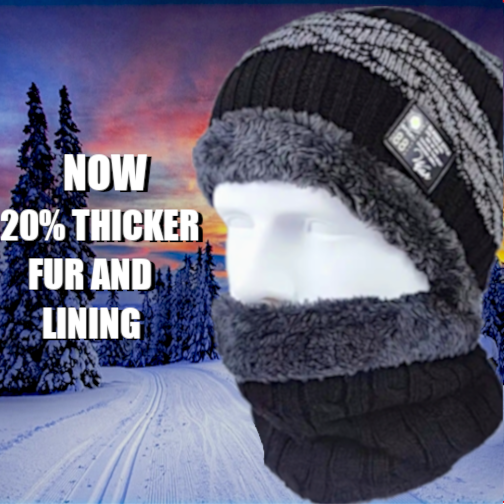 20% Thicker and Warmer Winter Beanie and Neck Combo : 60% OFF